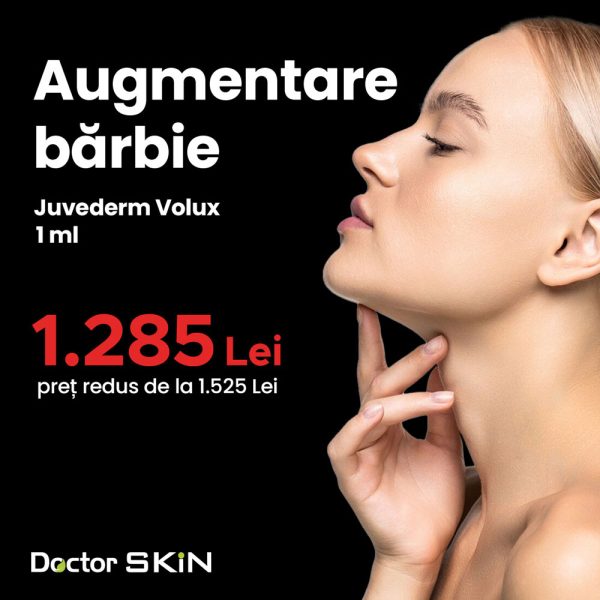 Augmentare menton sau mărire & corecție bărbie cu Acid Hialuronic