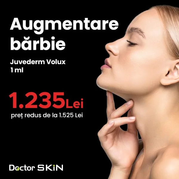 Augmentare menton sau mărire & corecție bărbie cu Acid Hialuronic