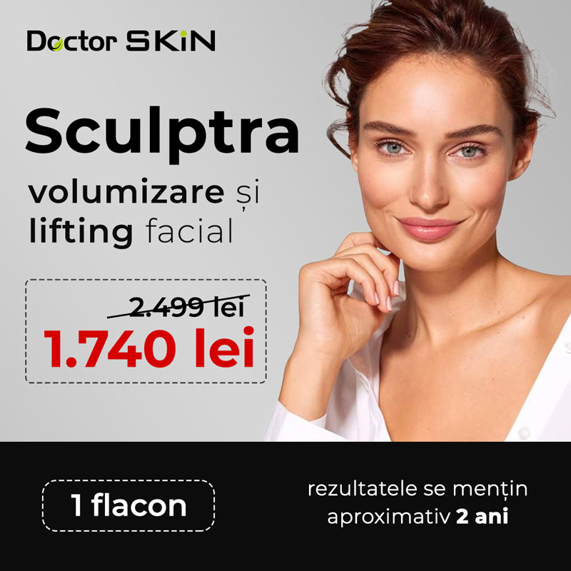 Sculptra: umplere riduri adânci, volumizare și lifting facial - Doctor SKiN Sculptra: umplere riduri adânci, volumizare și lifting facial - Doctor SKiN