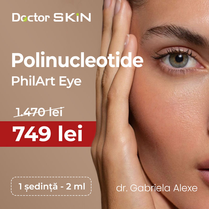 Polinucleotide PhilArt Eye, bioregenerare pentru pielea subțire din jurul ochilor - Doctor SKiN